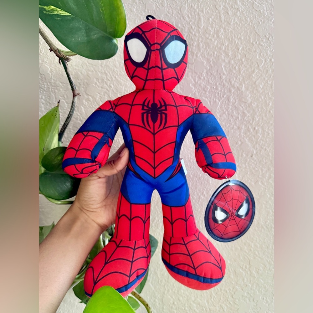 Marvel Red and Blue Spider-Man Plush Character Toy